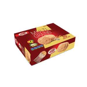 Boxed multigrain serving biscuits