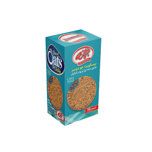 Oat biscuits with chia seeds and coconut powder